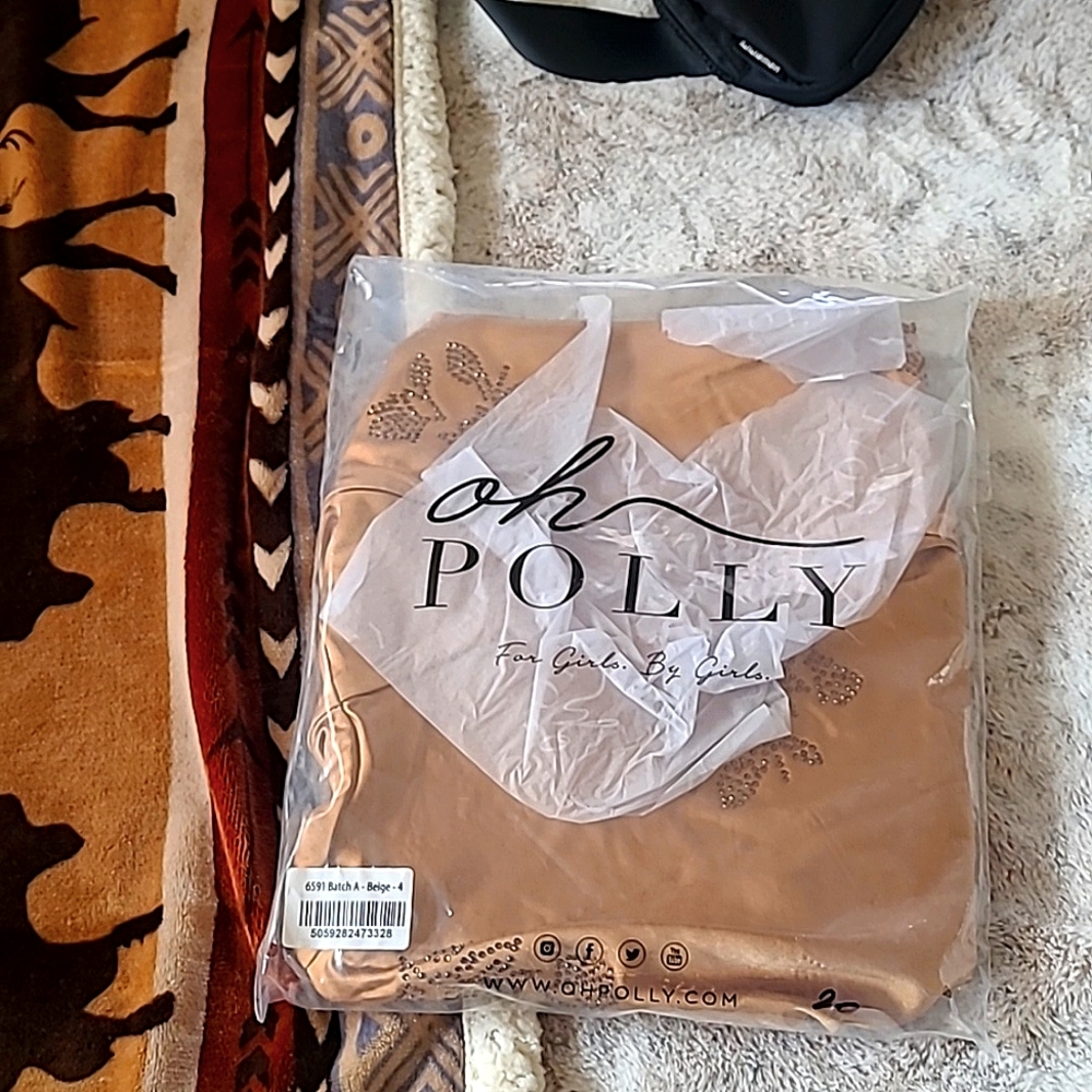 Cowl Neck Handkerchief Hem Mini Dress in Beige by Oh Polly U.S.